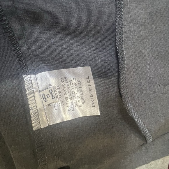 Linksoul Jacket LS524 Mens XL Gray 4 way Stretch Full Zip Outerwear Mock Neck - Picture 9 of 9